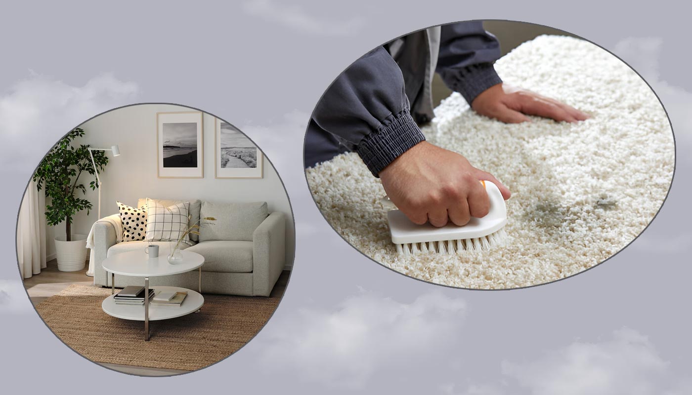 راهنمای پاک کردن لکه های مختلف از روی فرش